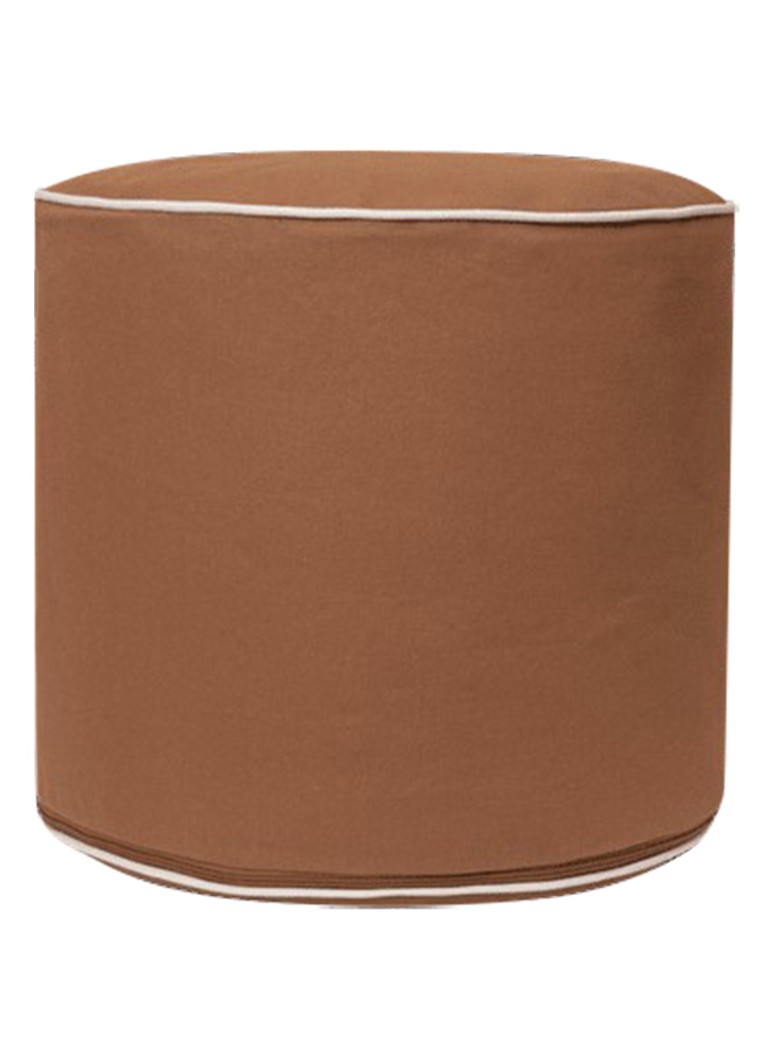 Ferm LIVING Billow poef Lichtbruin - Deal