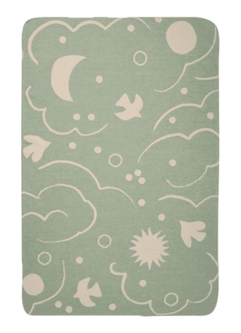 Ferm LIVING Skye plaid 120 x 80 cm Lindegroen - Deal