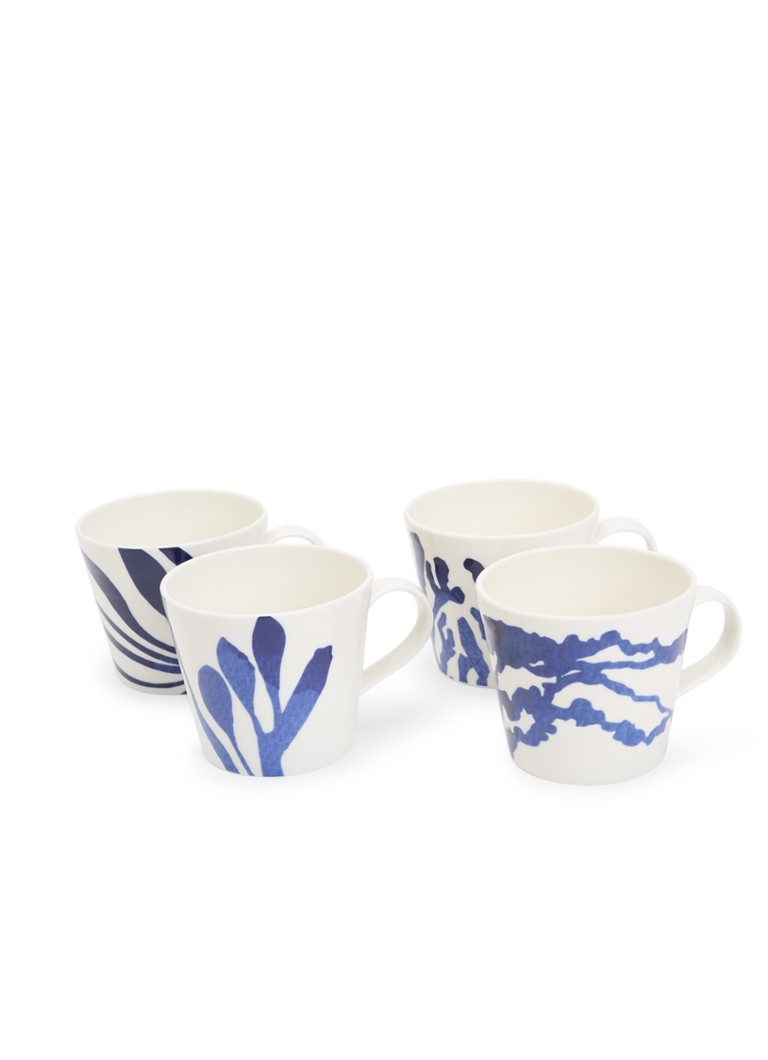 Royal Doulton Pacific mok 40 cl set van 4 Wit - Deal