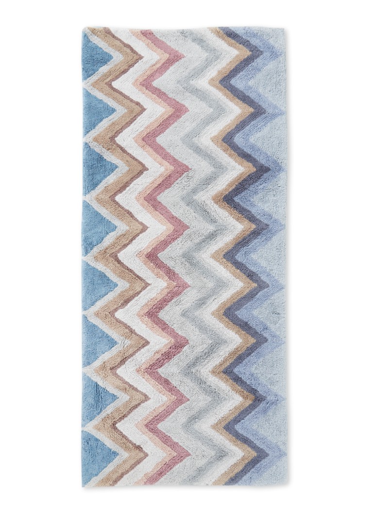Missoni Amone badmat 70 x 160 cm Blauwgrijs - Deal