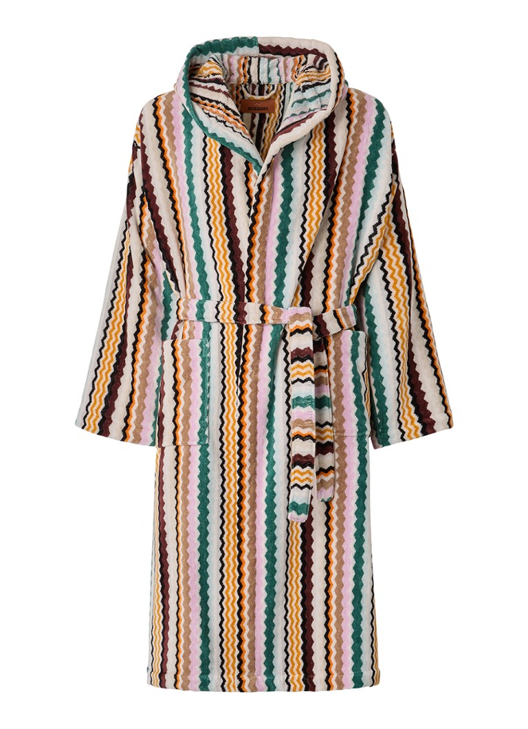 Missoni Aura badjas met opgestikte zakken - unisex Groen - Deal