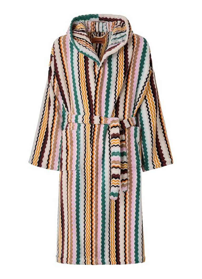 Missoni Aura badjas met opgestikte zakken - unisex Groen - Deal