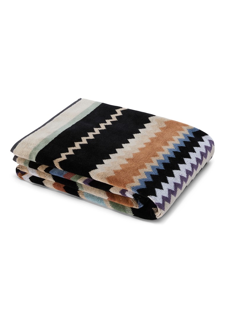 Missoni Curt badhanddoek - 60 x 100 cm Zwart - Deal