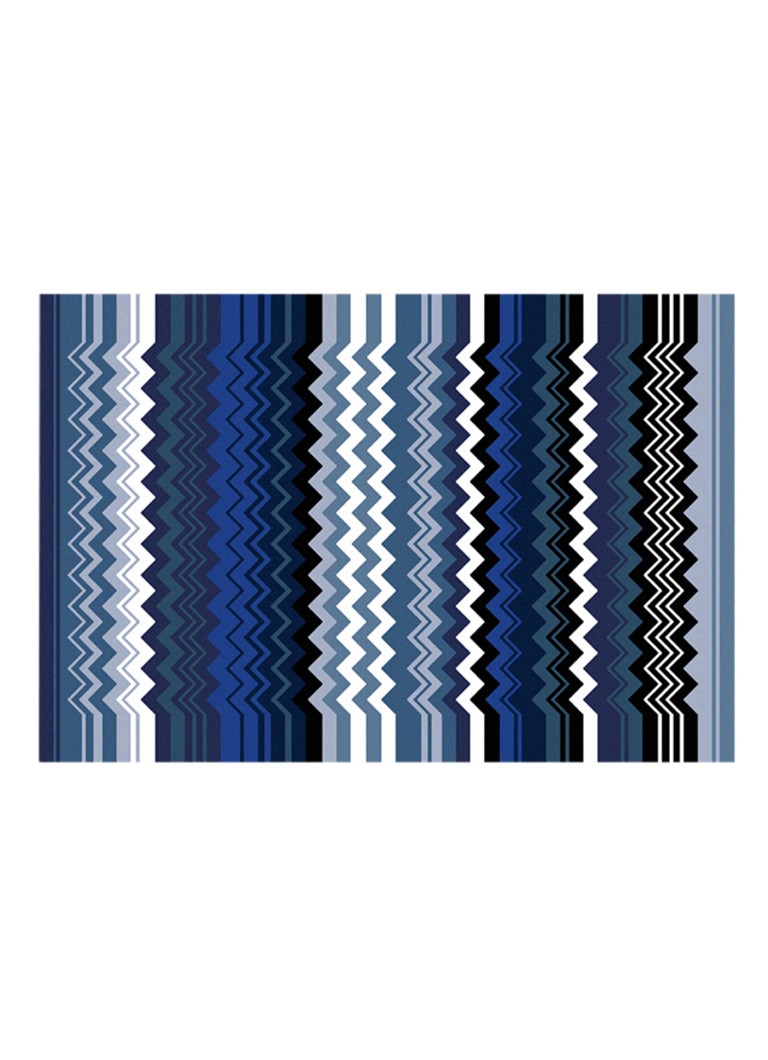 Missoni Giacomo badmat 630 gr/m2 - 90 x 60 cm Donkerblauw - Deal