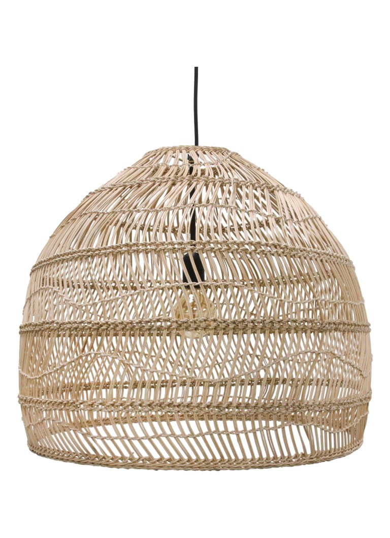 HKliving Wicker hanglamp medium Beige - Deal