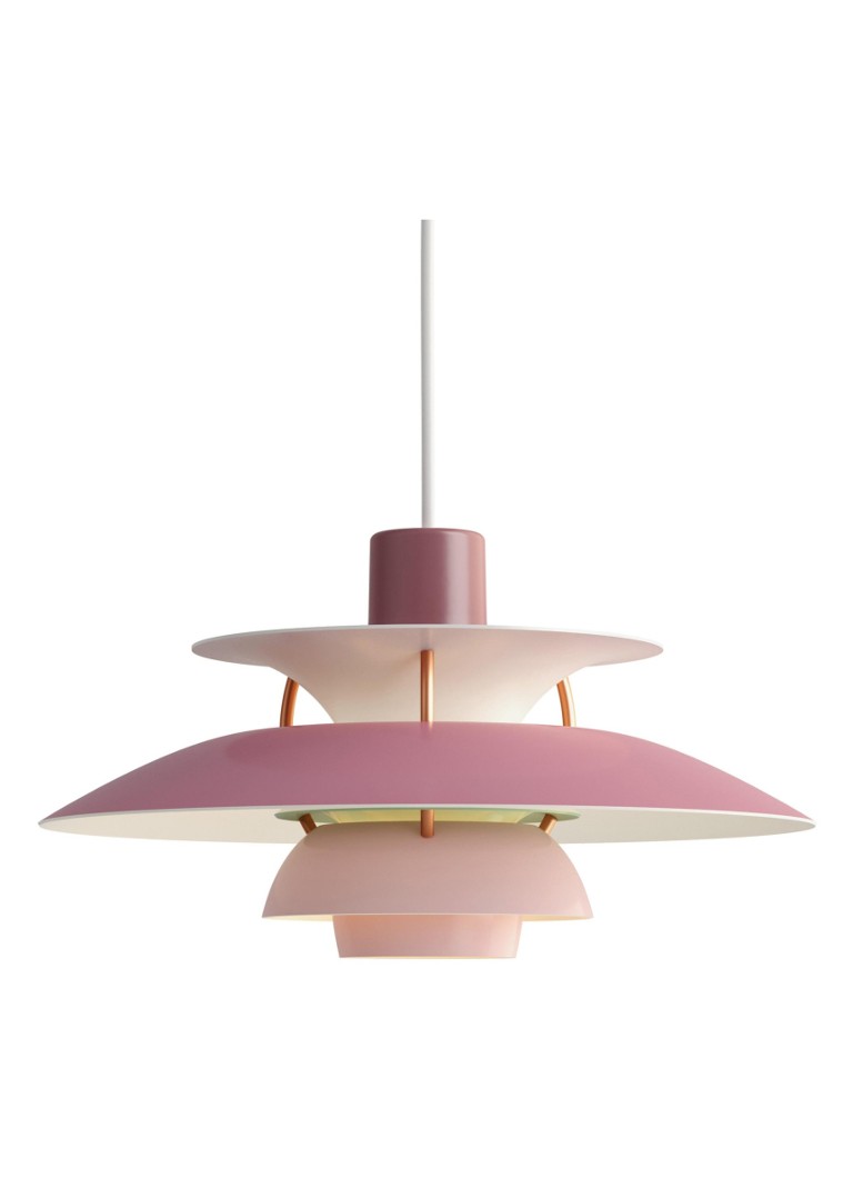 Louis Poulsen PH 5 Mini hanglamp Ø 30 cm Roze