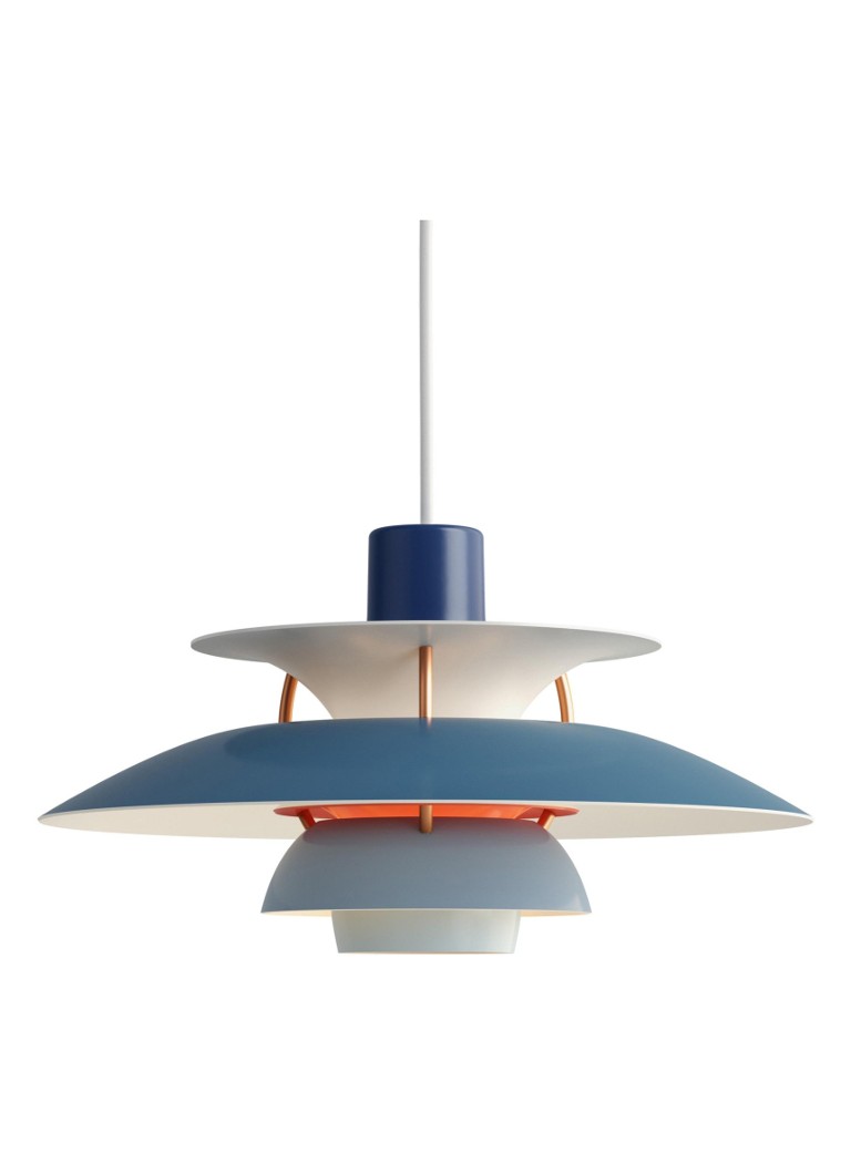 Louis Poulsen PH 5 Mini hanglamp Ø 30 cm Blauw