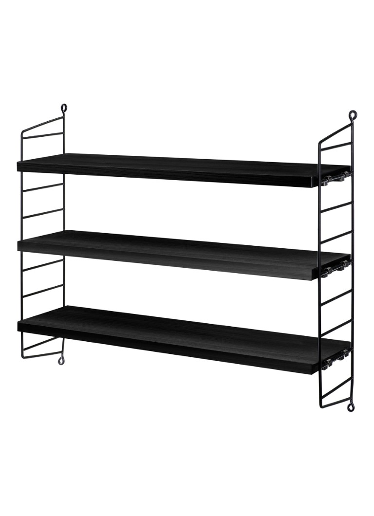 String Furniture Pocket wandkast Zwart