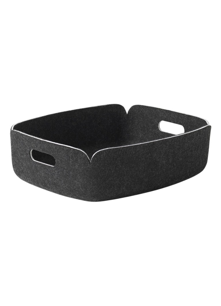 Muuto Restore Tray opbergmand 32 x 12 cm Zwart - Deal