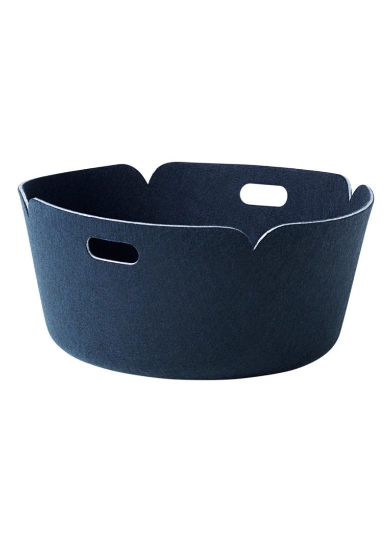 Muuto Restore Round opbergmand Blauw
