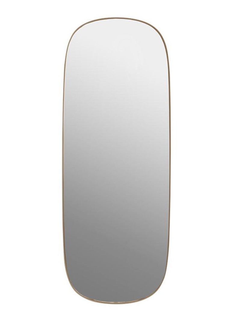 Muuto Framed wandspiegel 111,8 x 44,5 cm Roze
