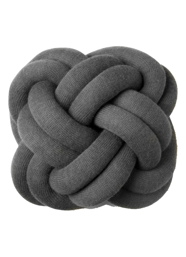 Design House Stockholm Knot kussen 30 x 30 cm Grijs - Deal