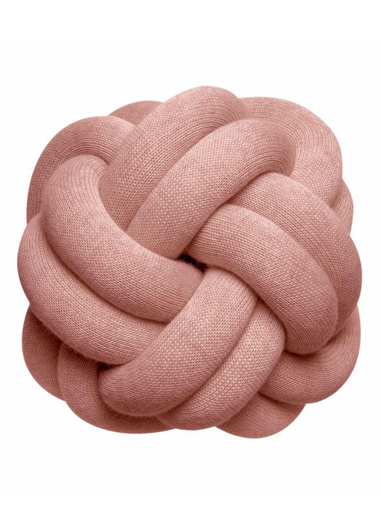 Design House Stockholm Knot kussen 30 cm x 30 cm Roze - Deal