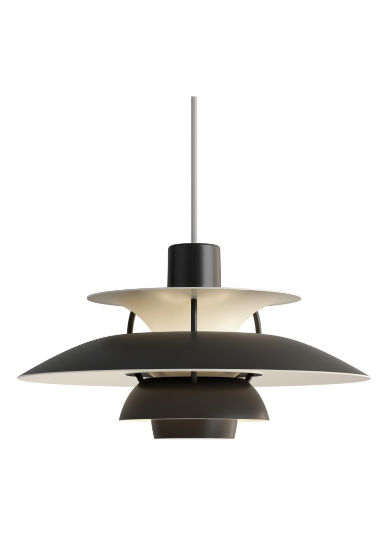 Louis Poulsen PH 5 Mini hanglamp Ø30 cm Zwart