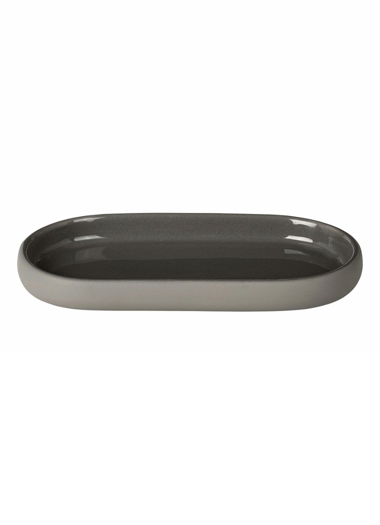 Blomus Sono zeepschaal van keramiek 19 cm Grijs