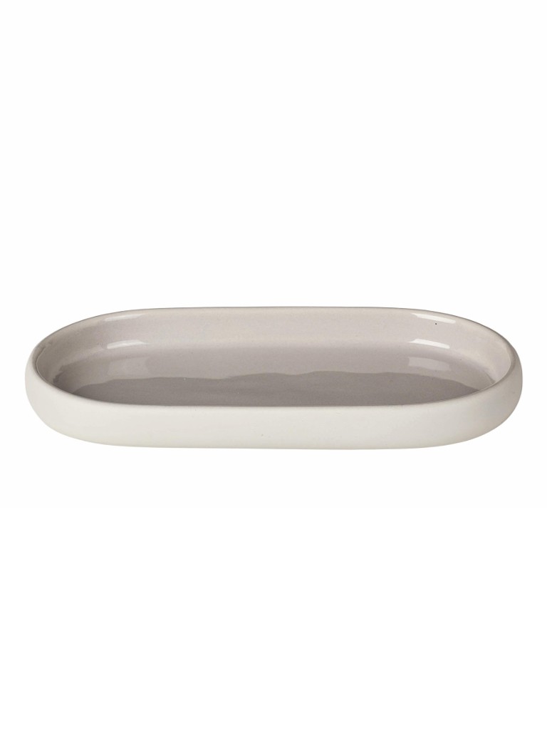 Blomus Sono zeepschaal van keramiek 19 cm Creme - Deal