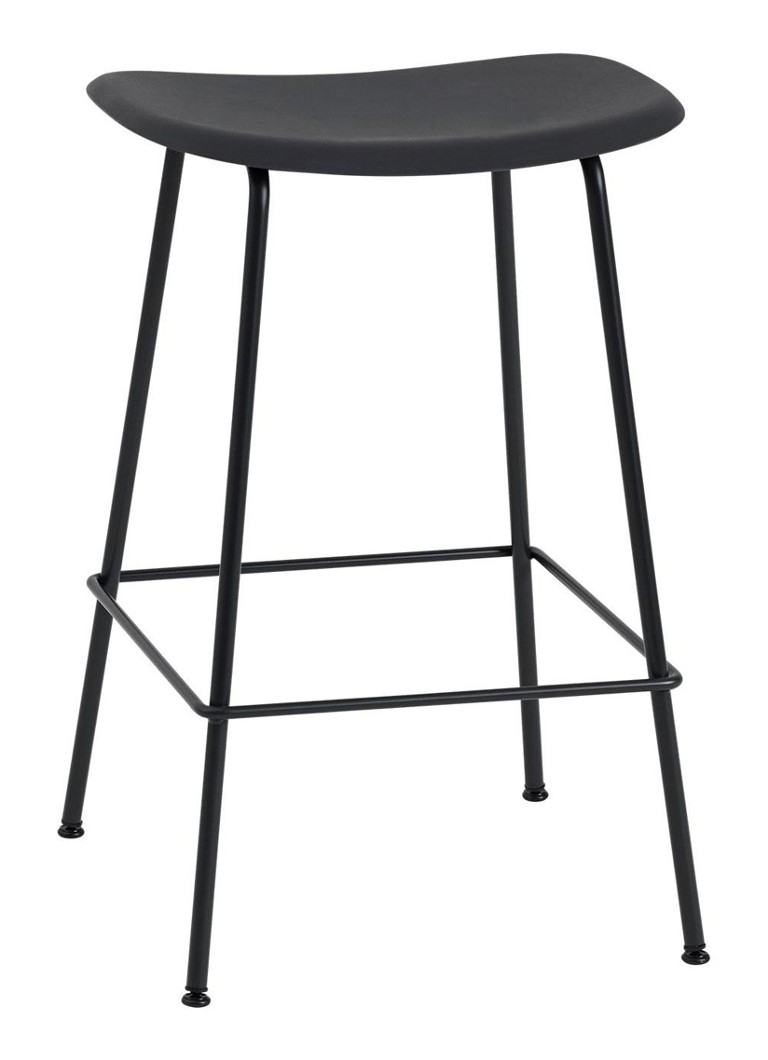 Muuto Fiber Counter kruk 66 cm Zwart