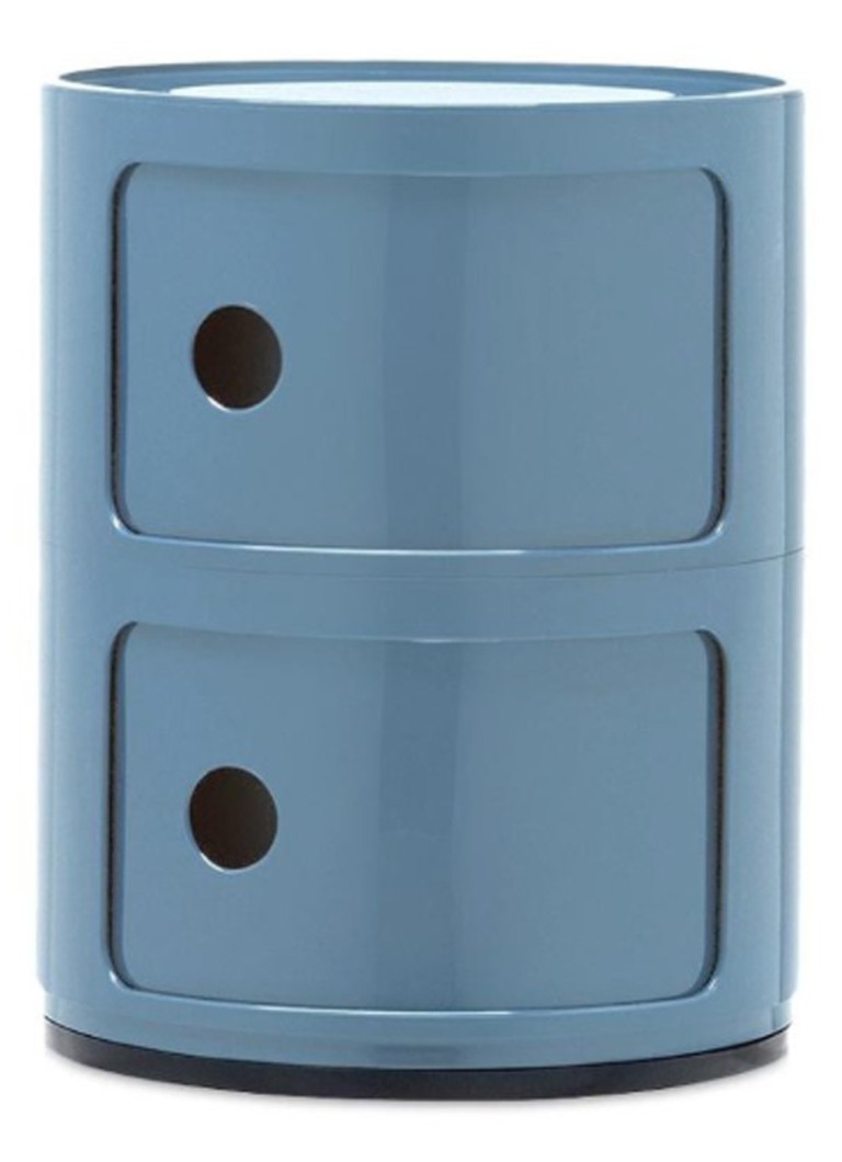 Kartell Componibili nachtkastje medium Ø32 cm Blauw - Deal