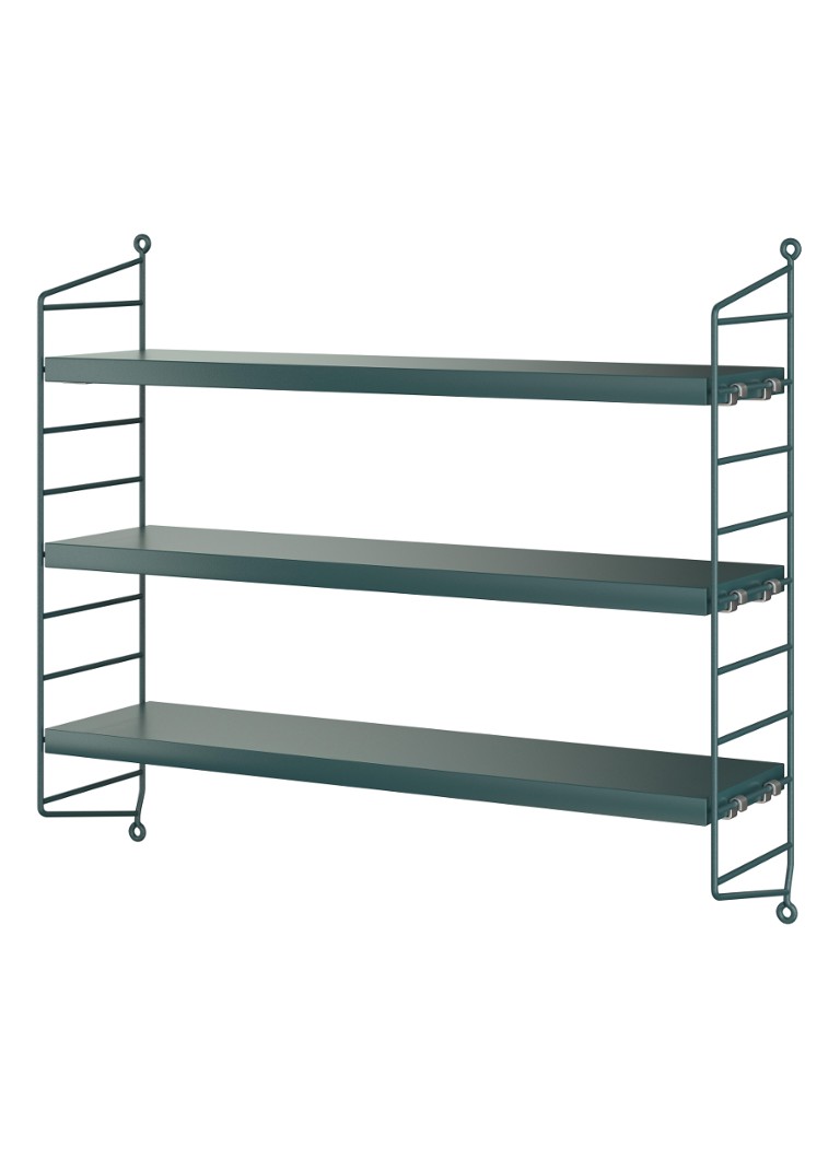 String Furniture Pocket wandkast Groen - Deal