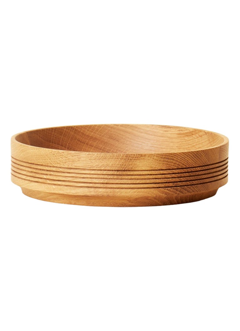 Form&Refine Section Wooden schaal 24 cm Beige