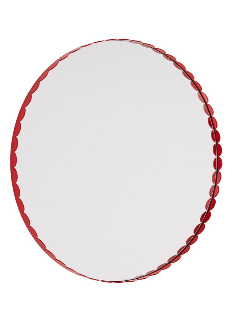 Hay Arcs wandspiegel Ø60 cm Rood - Deal