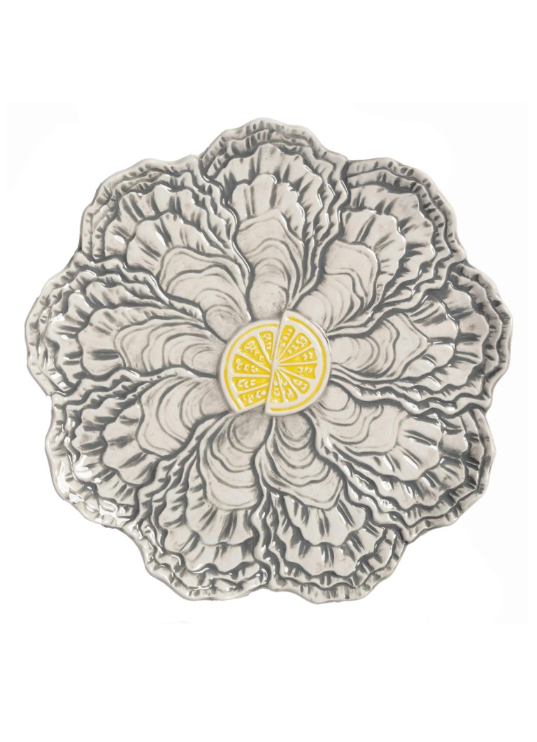 &klevering Oyster dinerbord 23 cm Grijs - Deal