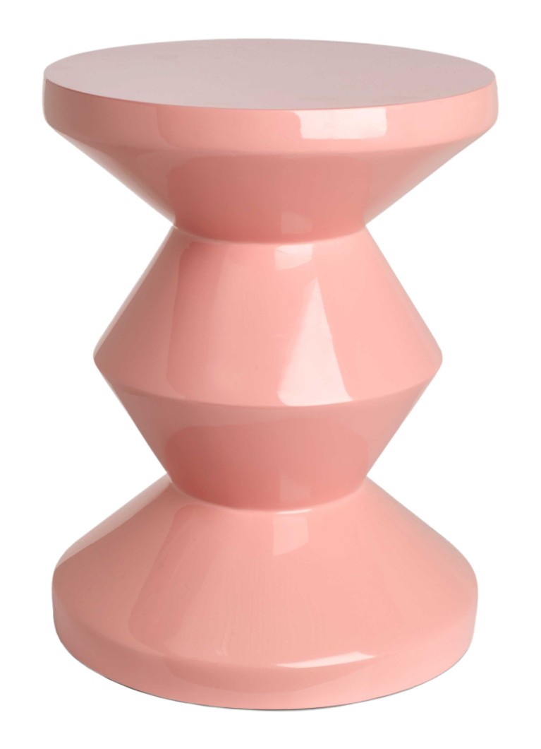 POLSPOTTEN Zig Zag bijzettafel Roze