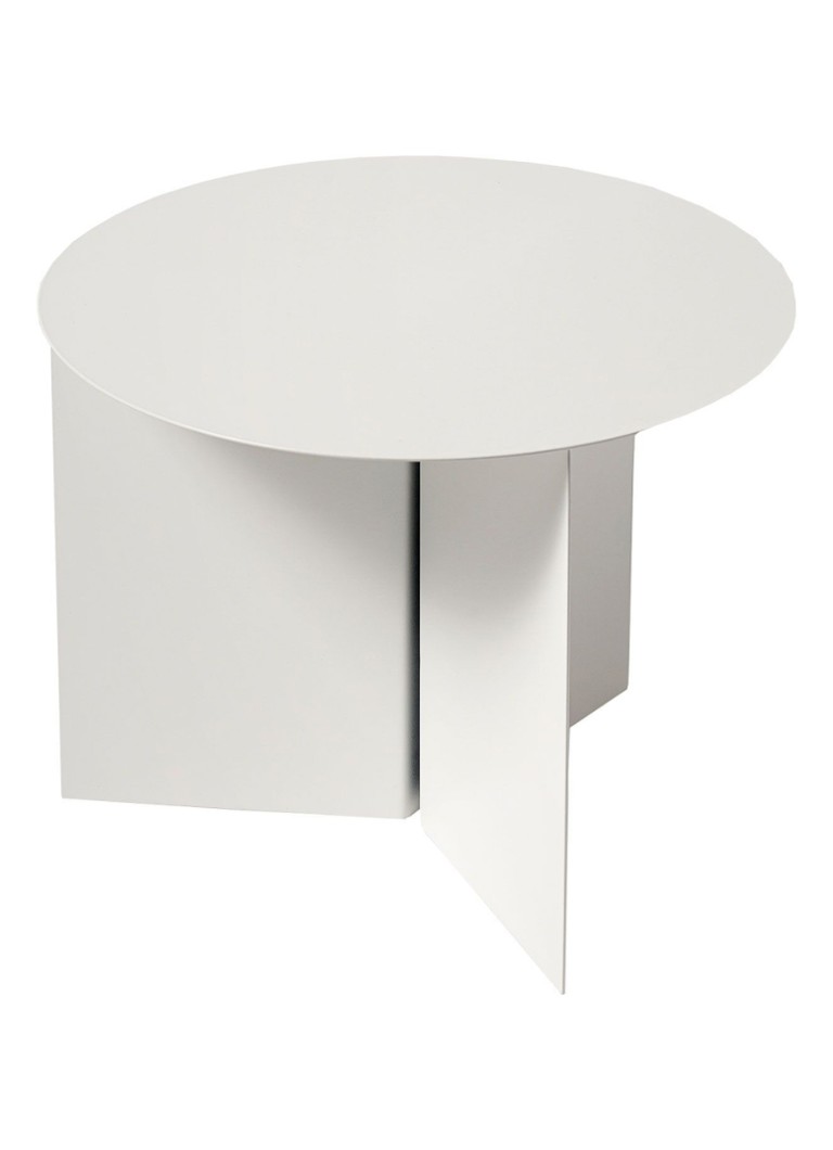 Hay Slit Table Round bijzettafel 45 cm Wit