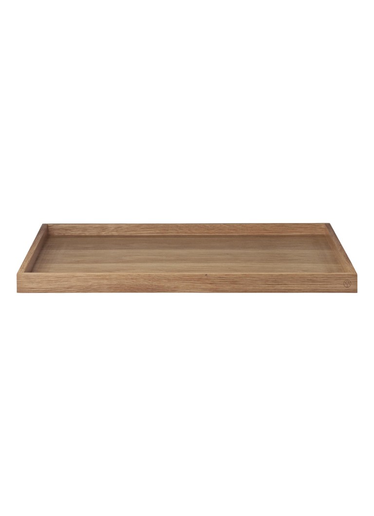 AYTM Wooden tray dienblad large Bruin
