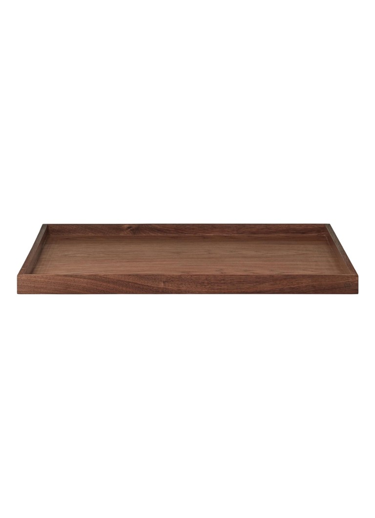 AYTM Wooden tray dienblad large Bruin