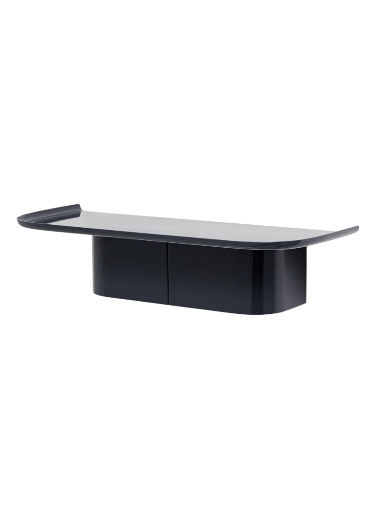 Hay Korpus Shelf wandplank 4 haken Blauw