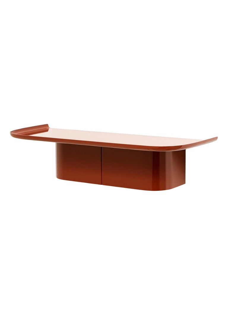 Hay Korpus Shelf wandplank 4 haken Rood