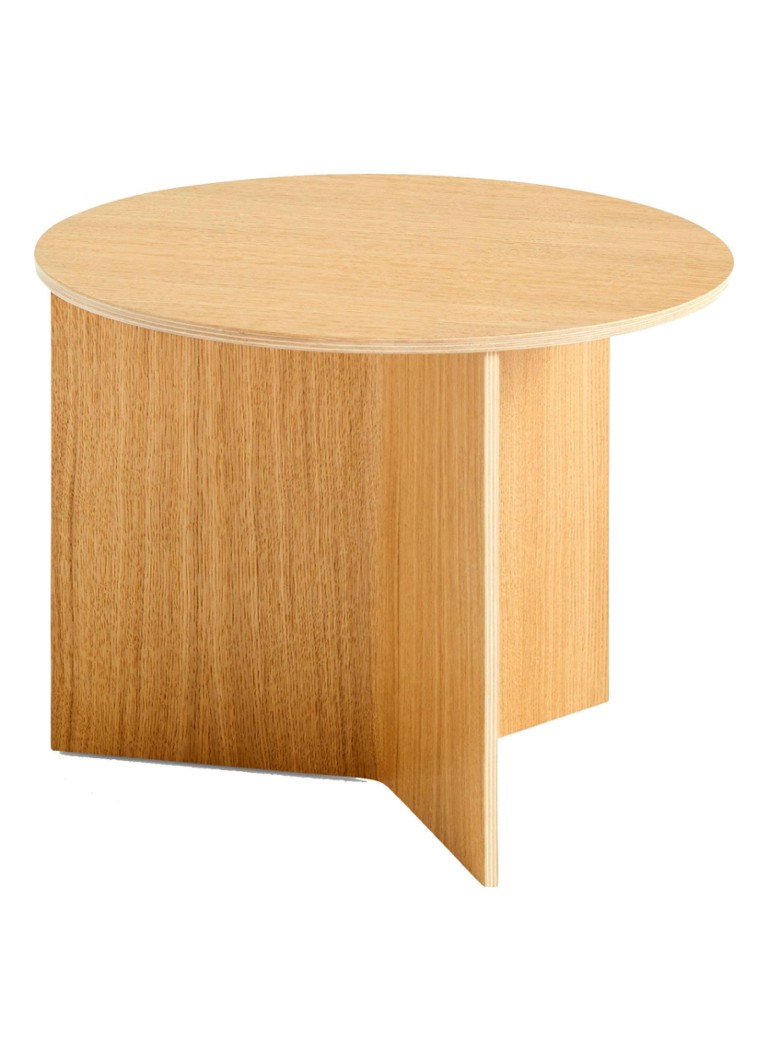 Hay Slit Wood bijzettafel Beige