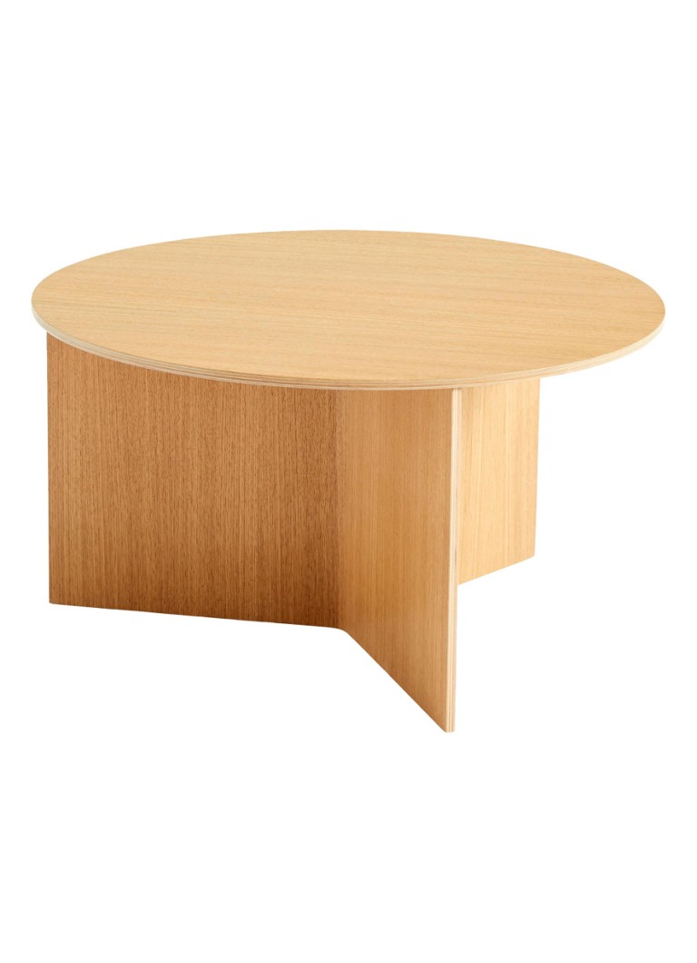 Hay Slit Wood bijzettafel Beige