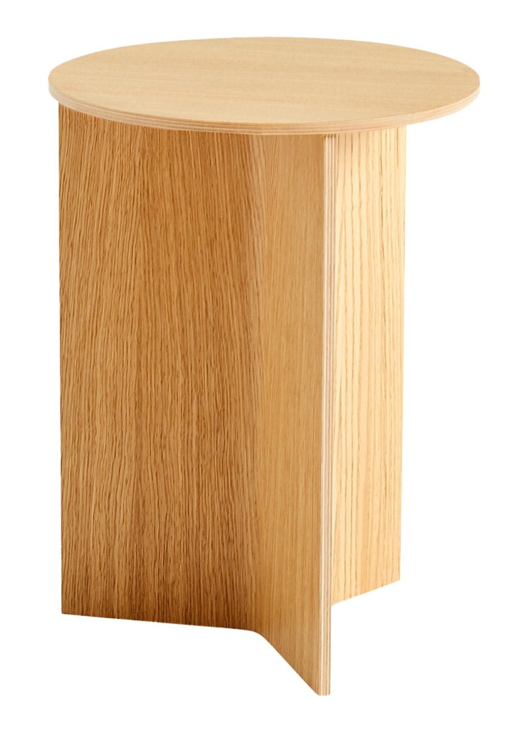 Hay Slit Wood High bijzettafel Beige - Deal