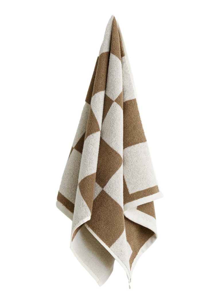 Hay Check handdoek 70 x 136 cm Beige