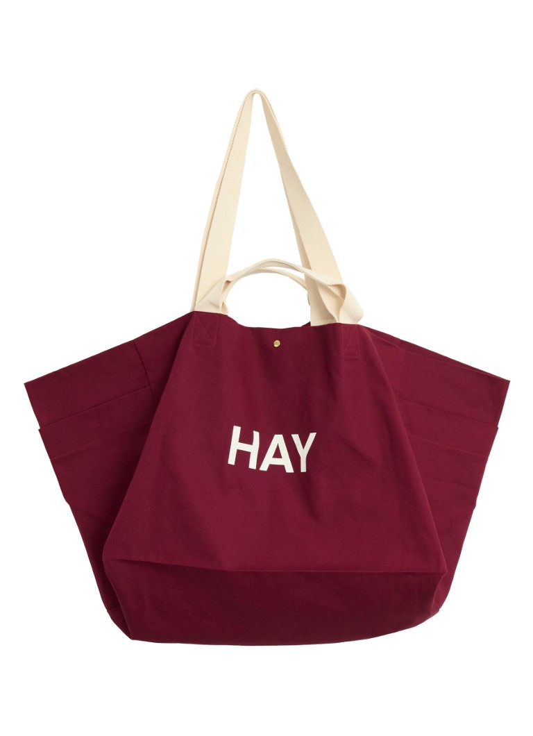 Hay Dames Weekend Organic tas L in de kleur Donkerrood