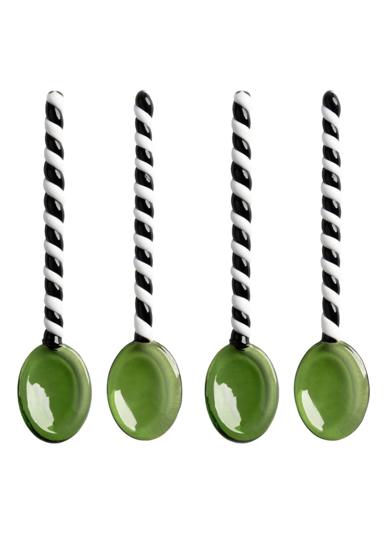 &klevering Duet lepel set van 4 Groen