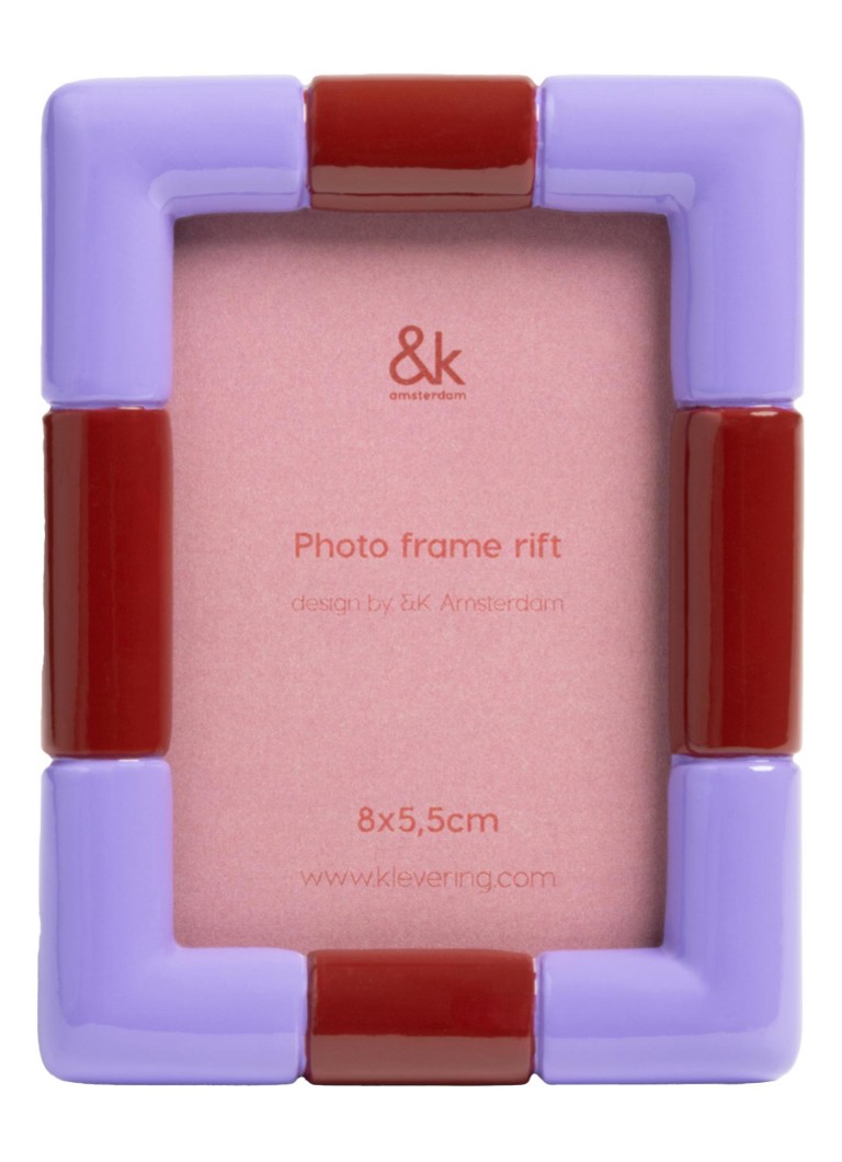 &klevering Rift fotolijst 7,5 x 10 cm Lila - Deal
