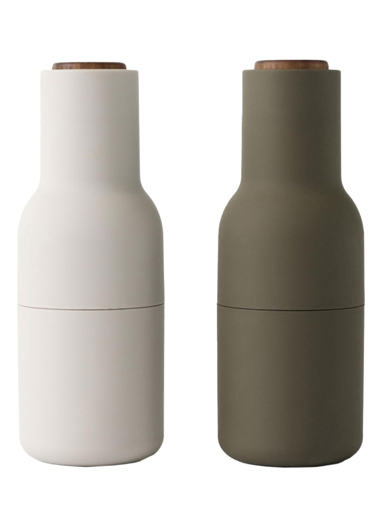 Audo Copenhagen Bottle Grinder peper- en zoutmolen Bronsgroen - Deal