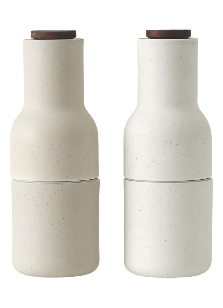 Audo Copenhagen Bottle Grinder peper- en zoutmolen Beige - Deal