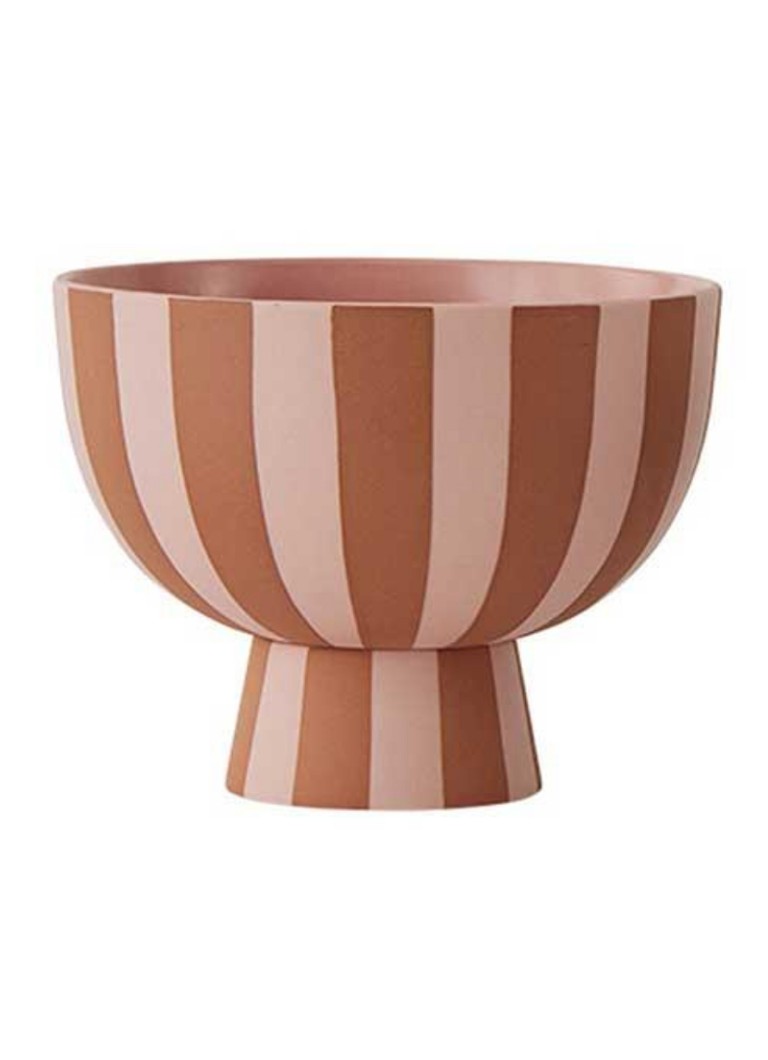 OYOY Toppu schaal mini Ø12 cm Bruin - Deal