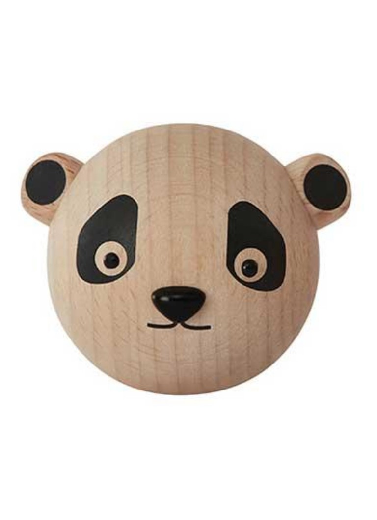 OYOY Mini Hook haak panda Beige - Deal