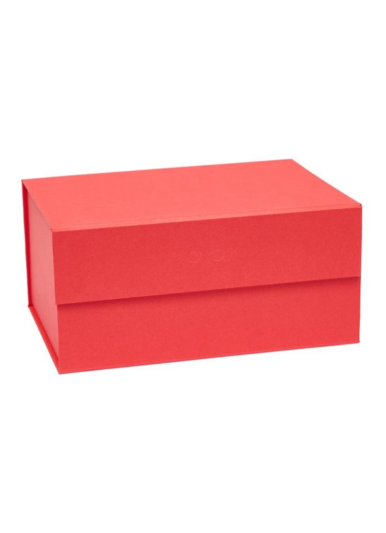 OYOY Hako opbergdoos A5 24 x 17 cm Rood - Deal