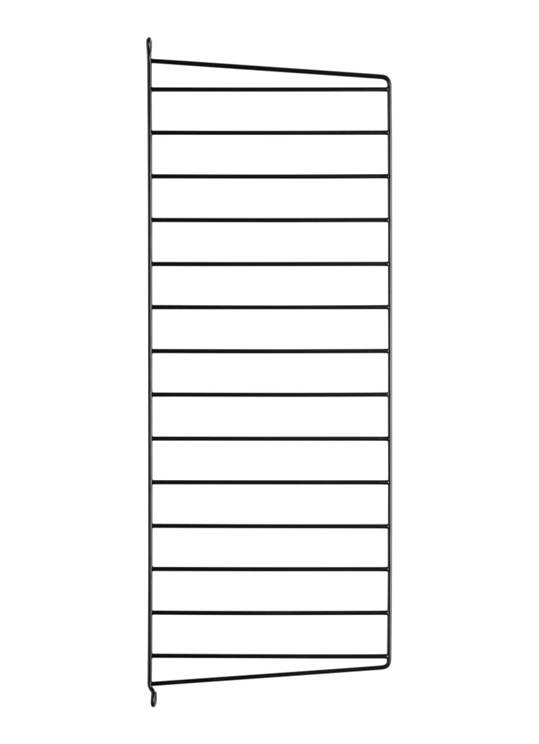 String Furniture Wall side panel 30 x 75 cm Zwart