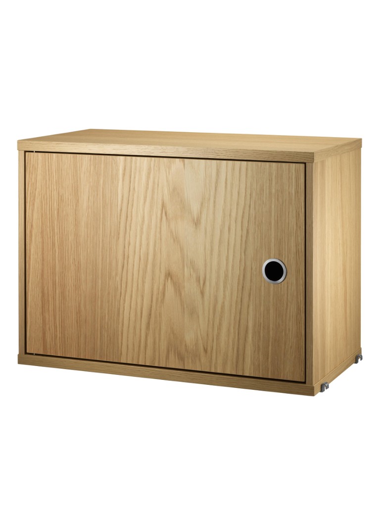 String Furniture Kast met openslaande deur Beige
