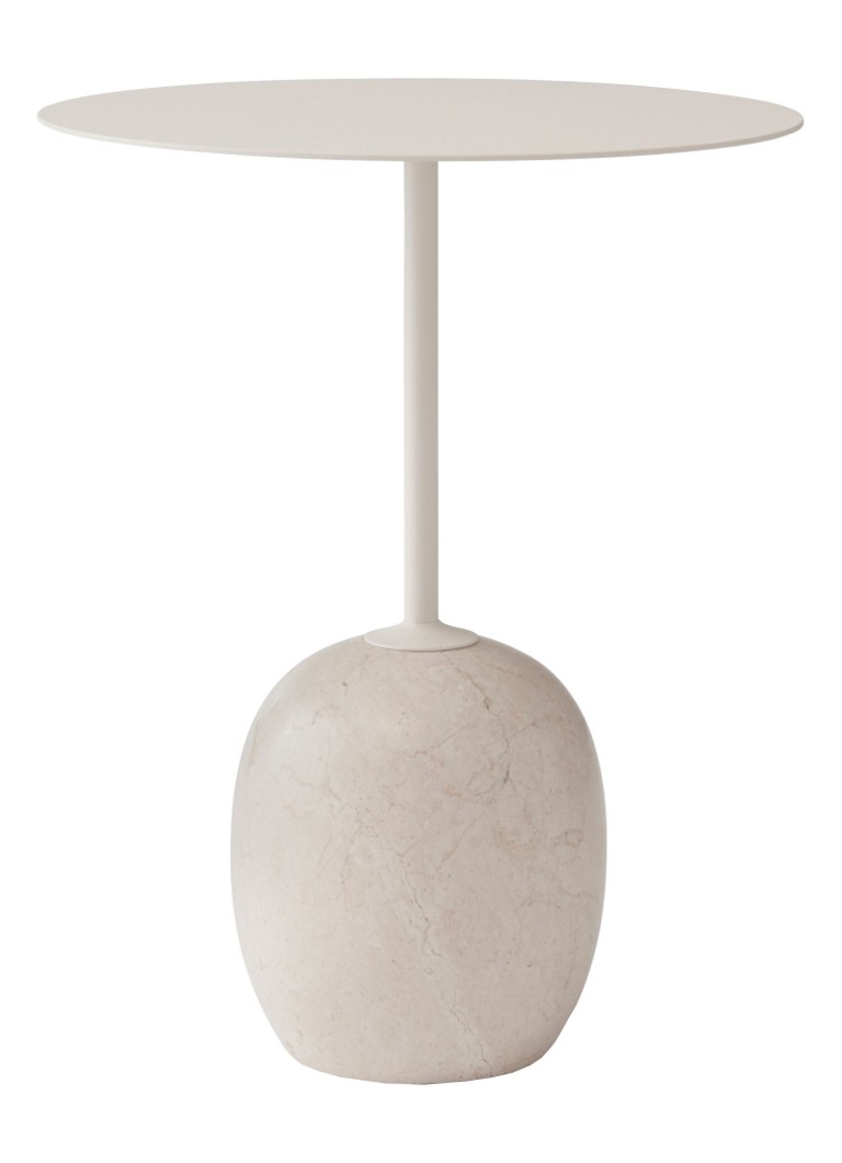 &tradition Lato bijzettafel Ø40 cm Wit
