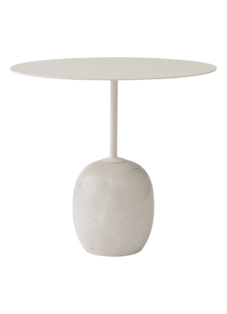 &tradition Lato bijzettafel ovaal 40 x 50 cm Wit - Deal