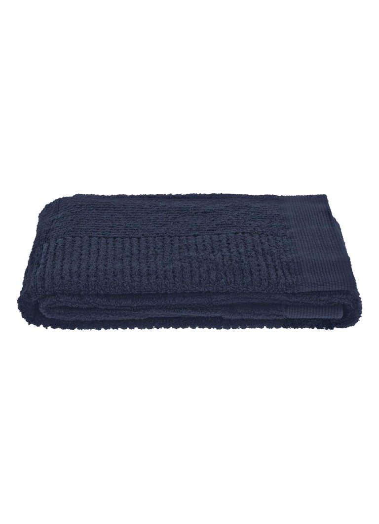 Zone Denmark Classic badhanddoek 50 x 100 cm Donkerblauw