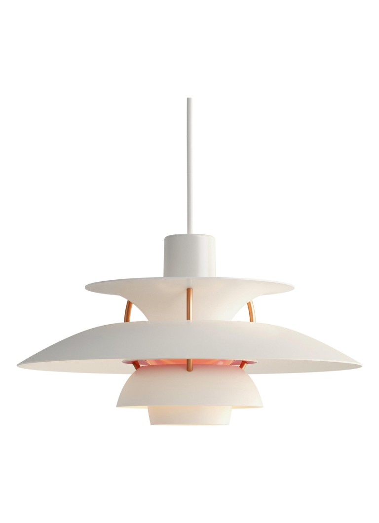 Louis Poulsen PH 5 Mini hanglamp Ø 30 cm Wit